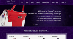 Desktop Screenshot of lilacblue.com